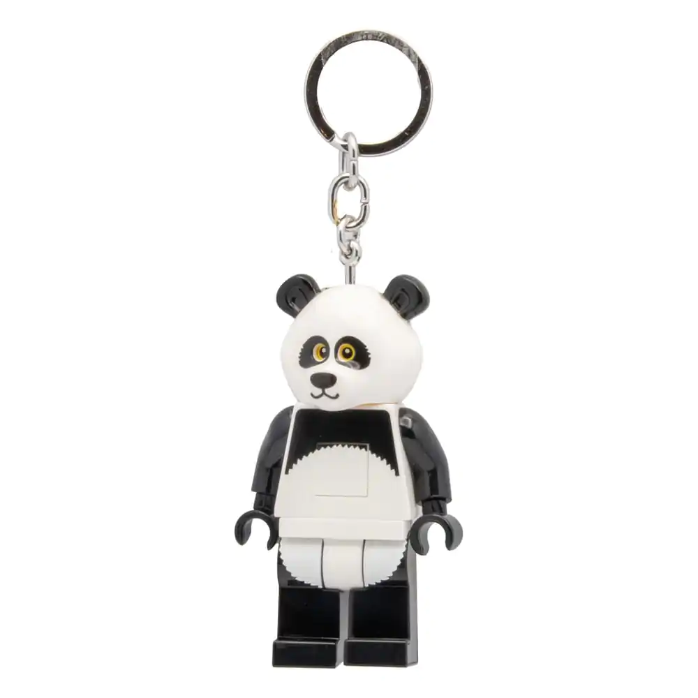 LEGO Minifigures Schlüsselanhänger mit Leuchtfunktion Panda Guy 8 cm Produktfoto