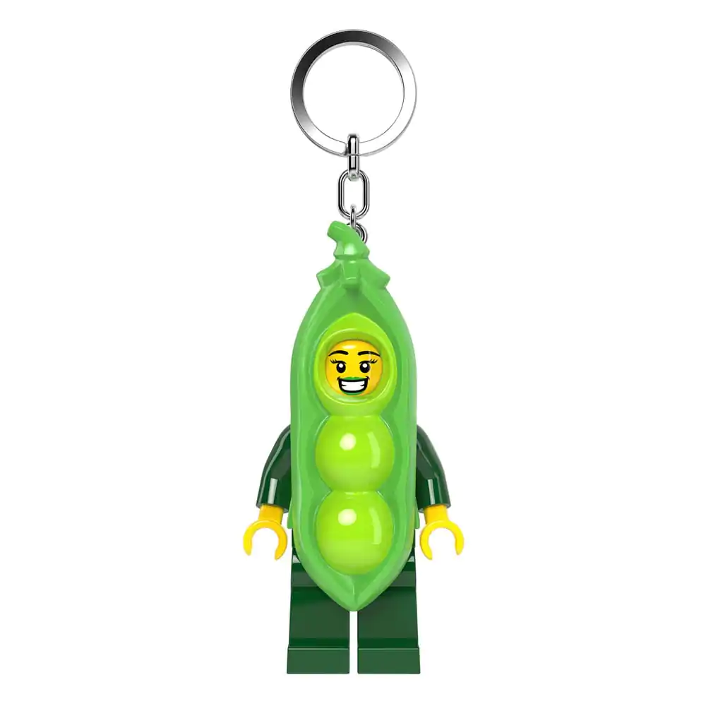 LEGO Minifigures Leuchtender Schlüsselanhänger Pea pod costume girl 8 cm Produktfoto