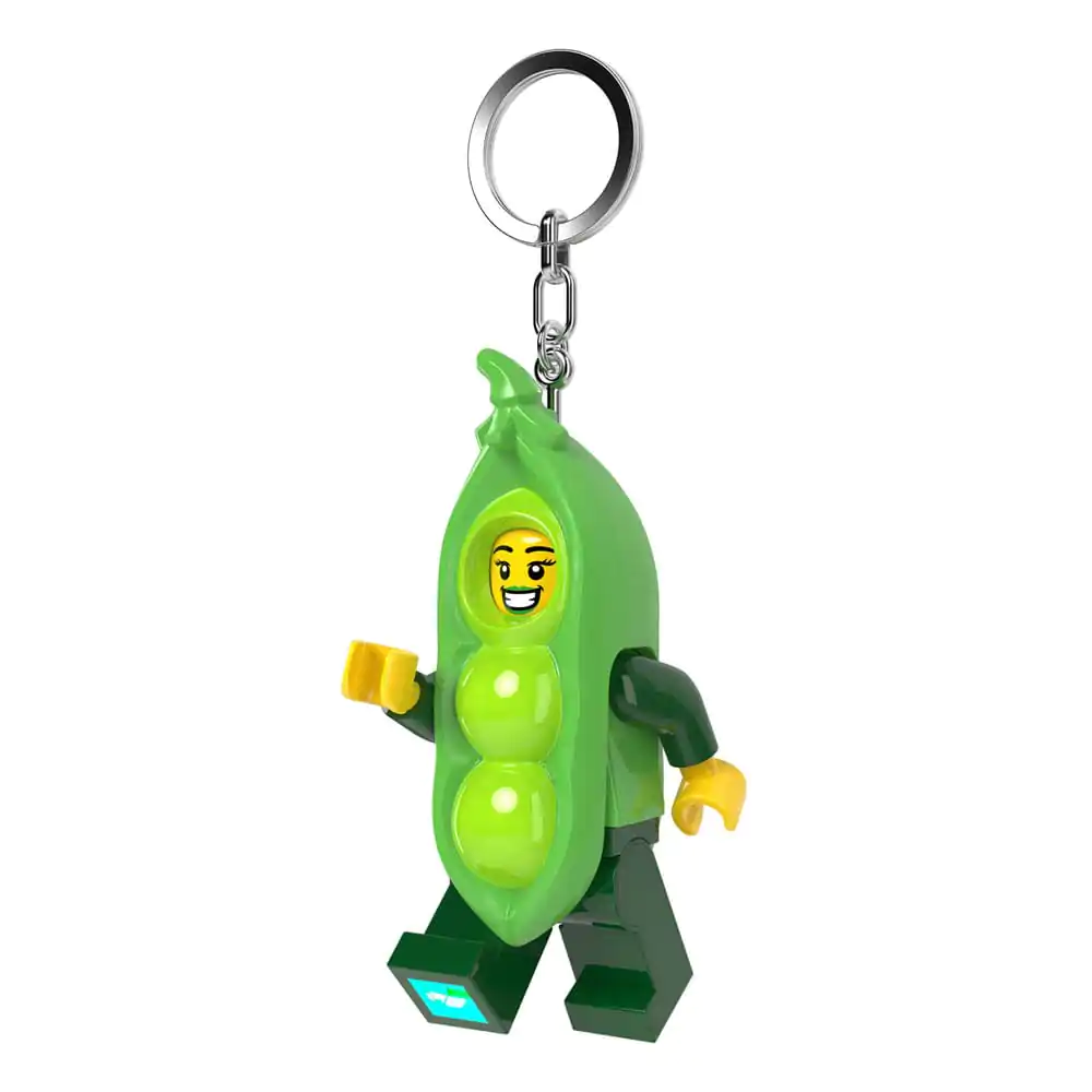 LEGO Minifigures Leuchtender Schlüsselanhänger Pea pod costume girl 8 cm Produktfoto