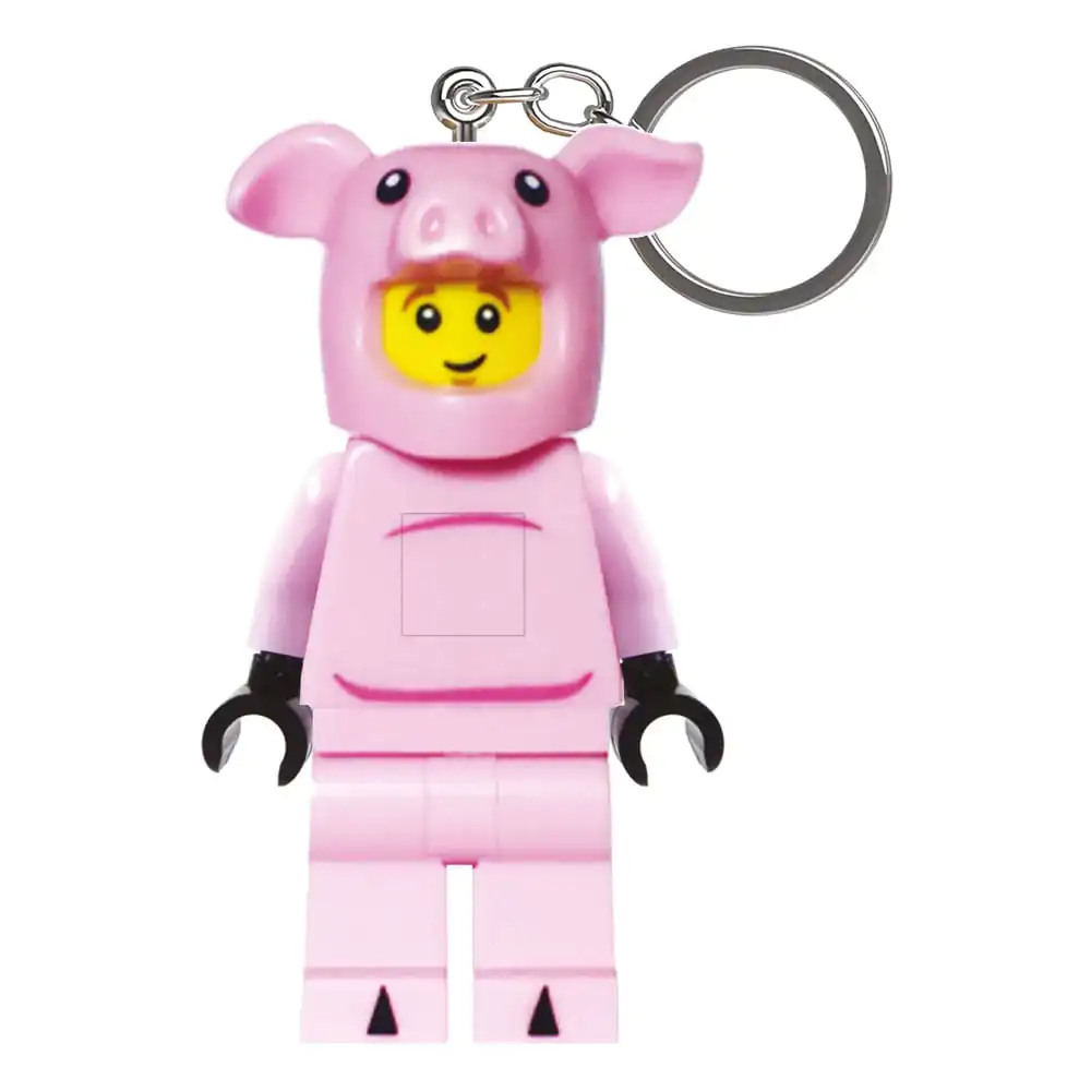 LEGO Minifigures Schlüsselanhänger mit Leuchtfunktion Piggy Guy 8 cm Produktfoto