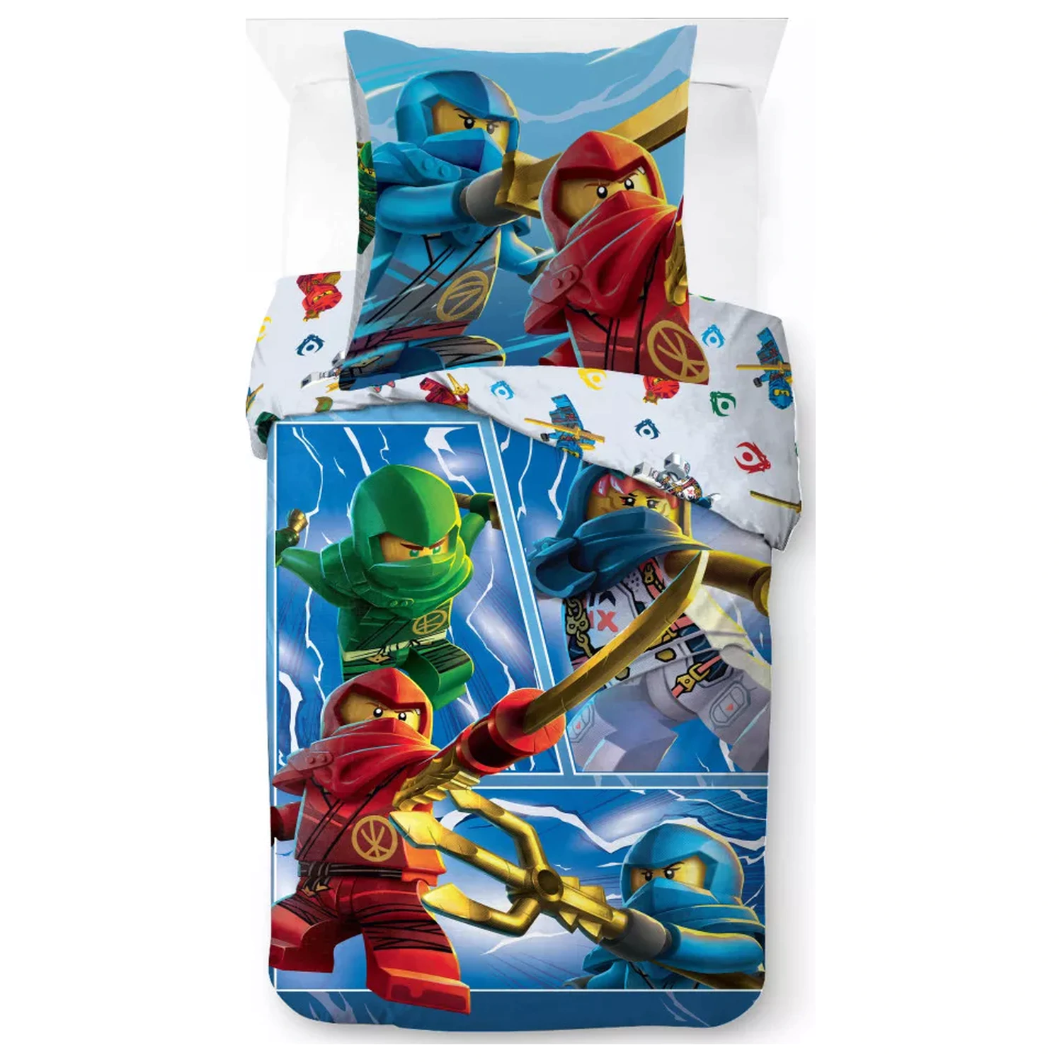 Lego Ninjago Warriors Kinder, Vorschul Bettbezug Produktfoto