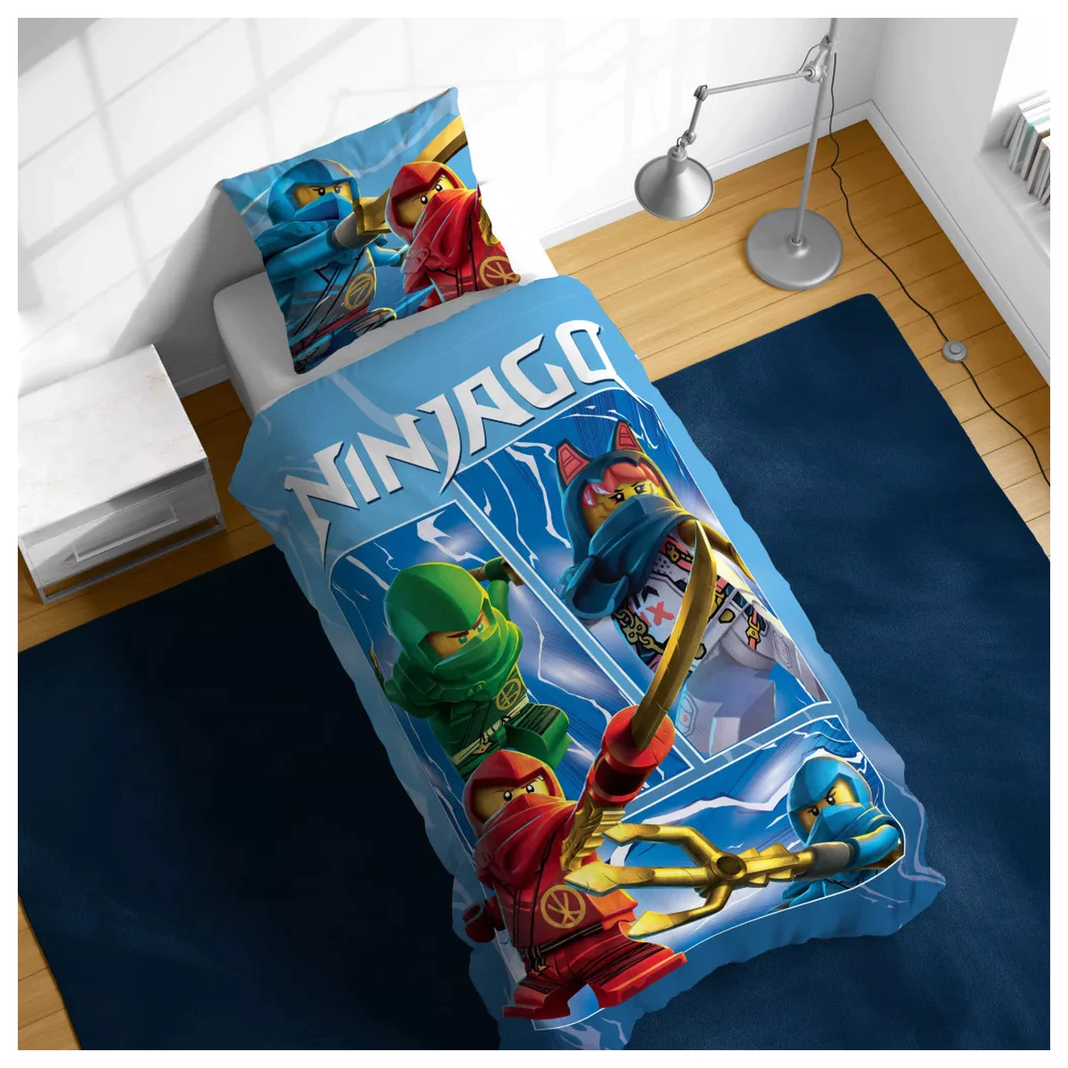 Lego Ninjago Warriors Kinder, Vorschul Bettbezug Produktfoto