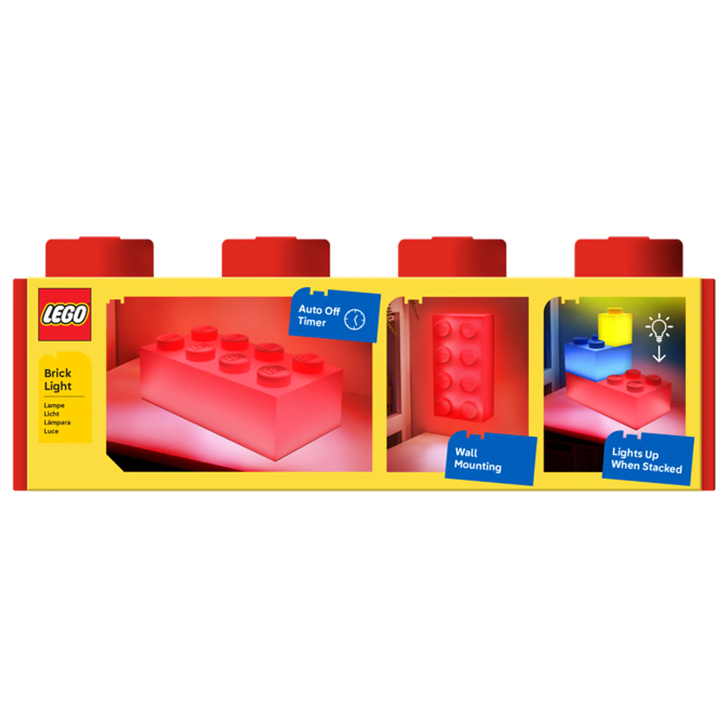 LEGO Roter Stein 4x2 Light 31x15cm Produktfoto