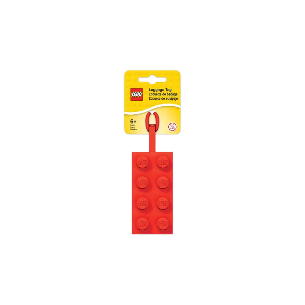 LEGO Gepäckanhänger Rot 10 cm Produktfoto