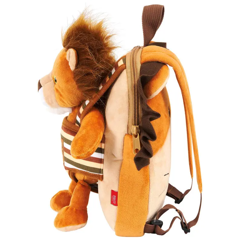 Lenny Lion reversibel Rucksack mit Plüschfigur 25cm termékfotó