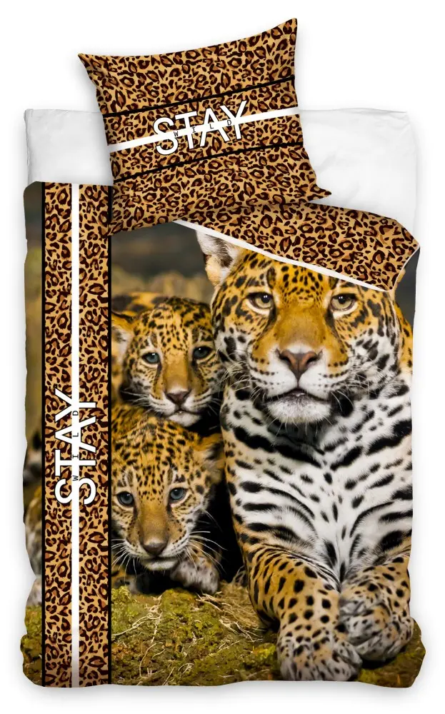 Leopard Bettbezug 140×200 cm, 70×90 cm Produktfoto