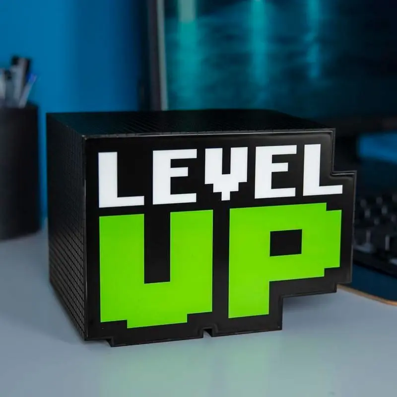 Level Up Lampe mit Stimme termékfotó