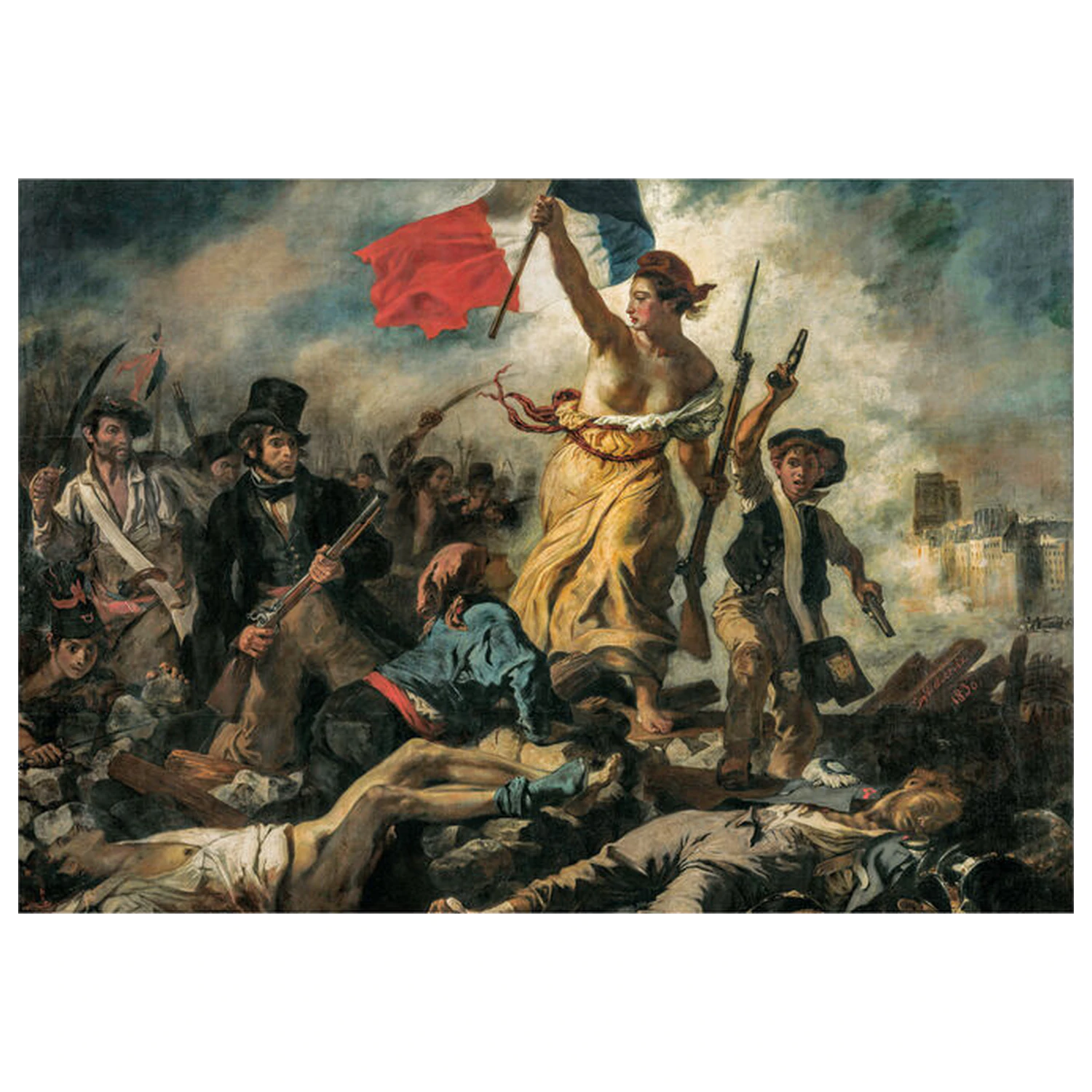 Liberty Leading the People Puzzle 1000 Teile Produktfoto