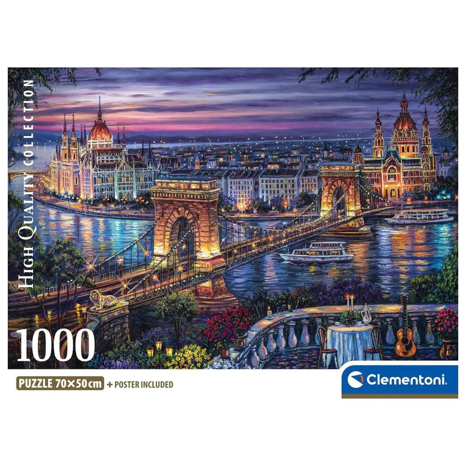 Lights Of The Danube Puzzle 1000 Teile Produktfoto