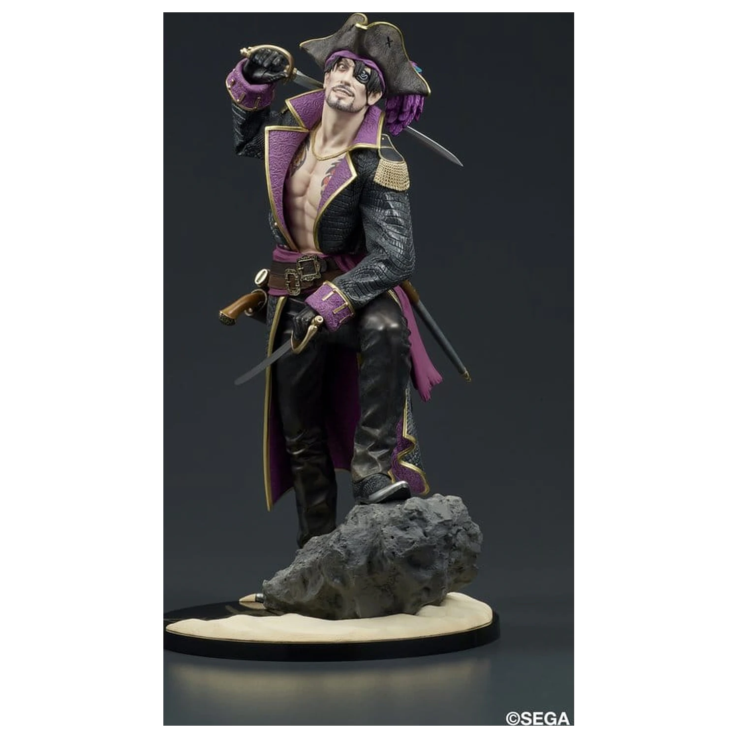 Like a Dragon: Pirate Yakuza in Hawaii DIGSTA PVC Figur Captain Majima (Goro Majima) 18 cm Produktfoto