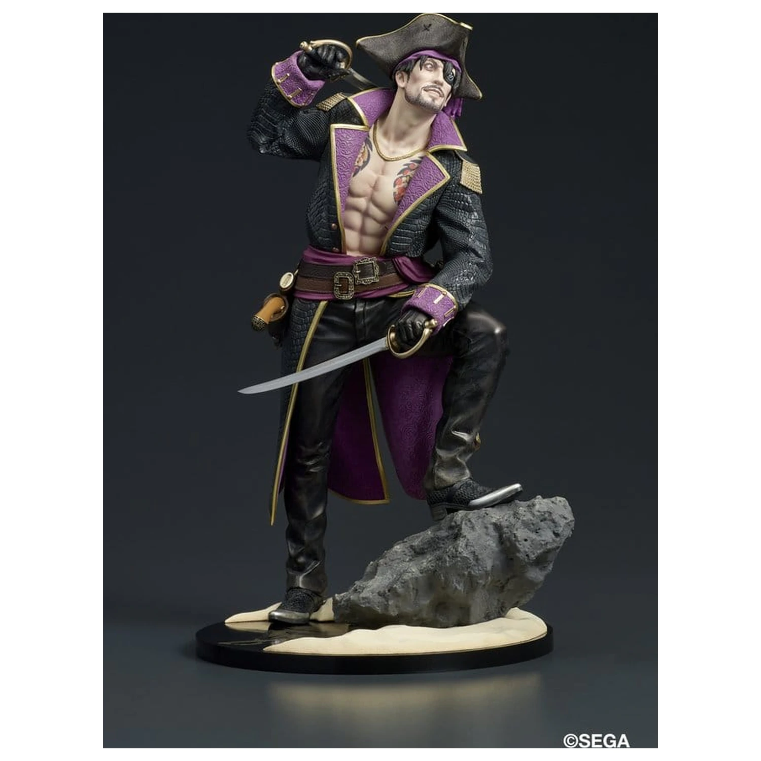 Like a Dragon: Pirate Yakuza in Hawaii DIGSTA PVC Figur Captain Majima (Goro Majima) 18 cm Produktfoto