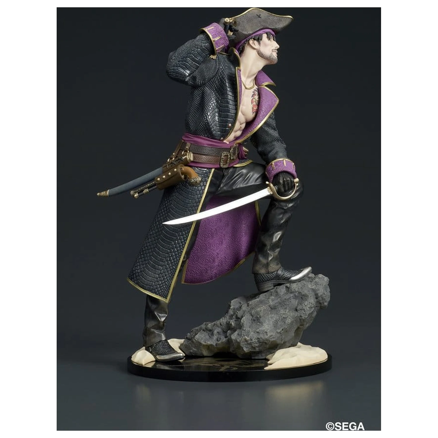 Like a Dragon: Pirate Yakuza in Hawaii DIGSTA PVC Figur Captain Majima (Goro Majima) 18 cm Produktfoto