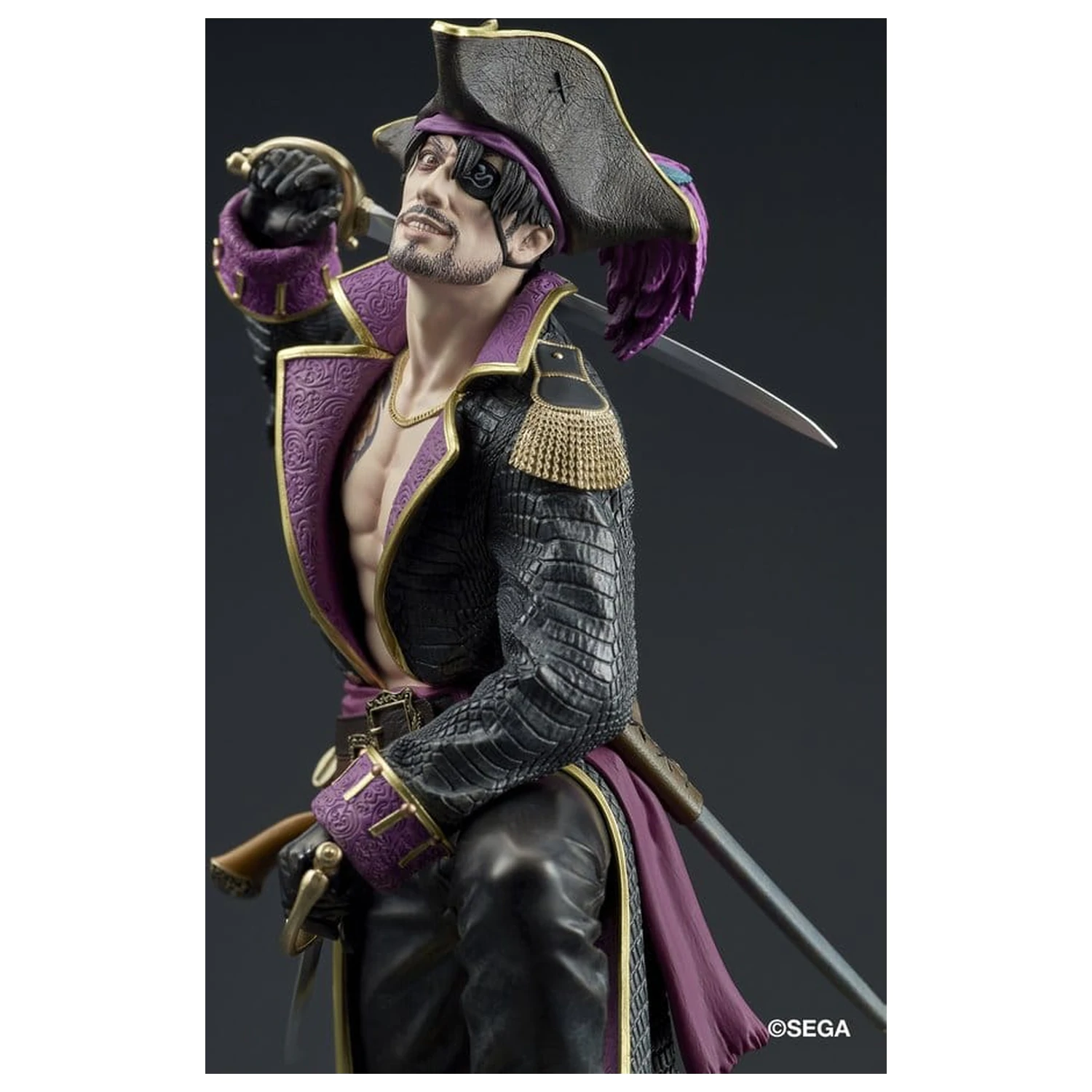 Like a Dragon: Pirate Yakuza in Hawaii DIGSTA PVC Figur Captain Majima (Goro Majima) 18 cm Produktfoto