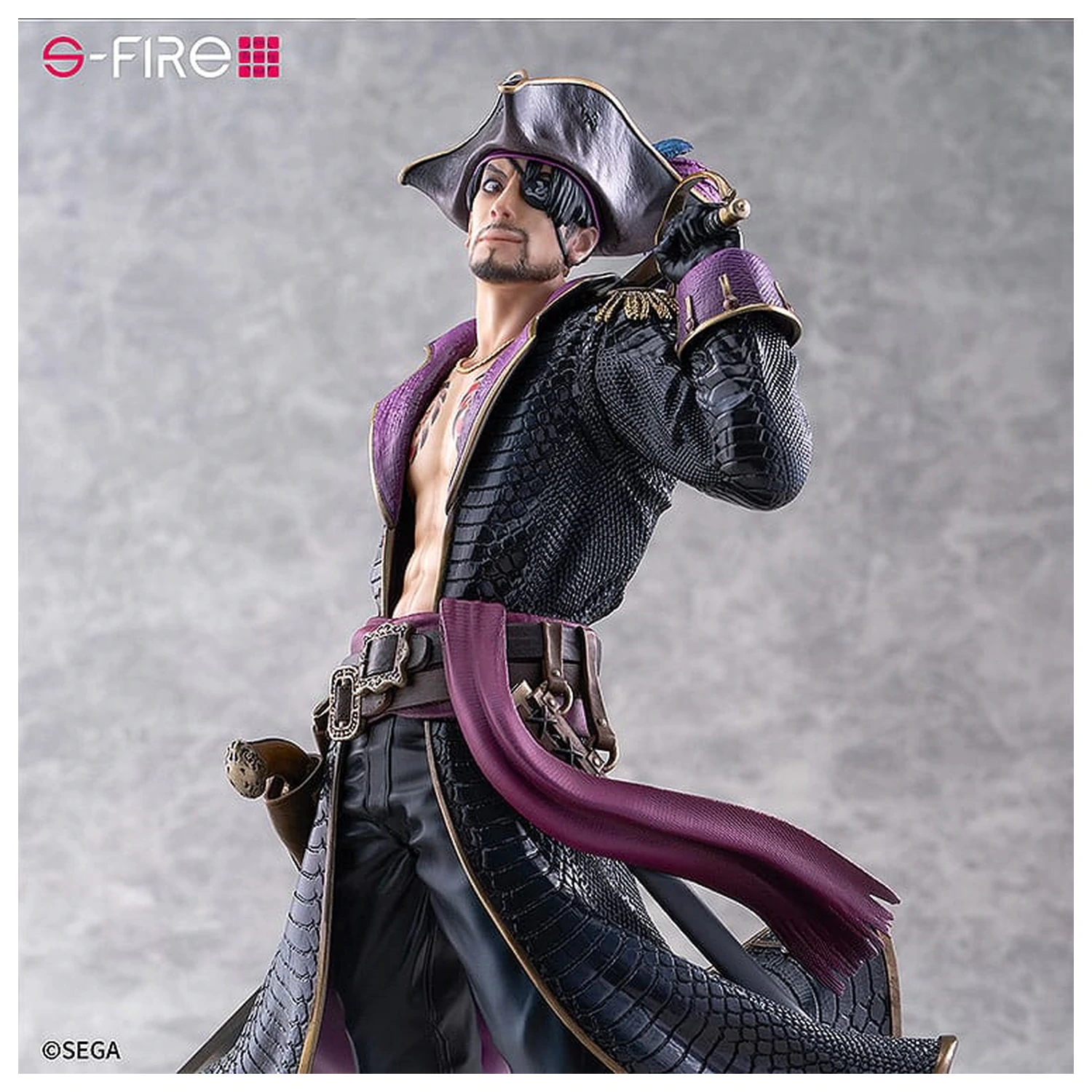 Like a Dragon: Pirate Yakuza in Hawaii S-Fire PVC Statue 1/7 Captain Majima (Goro Majima) 26 cm Produktfoto