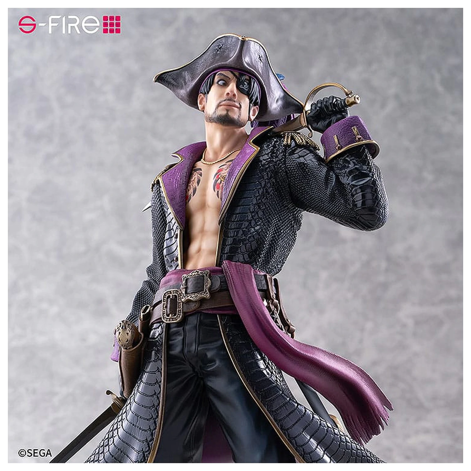 Like a Dragon: Pirate Yakuza in Hawaii S-Fire PVC Statue 1/7 Captain Majima (Goro Majima) 26 cm Produktfoto