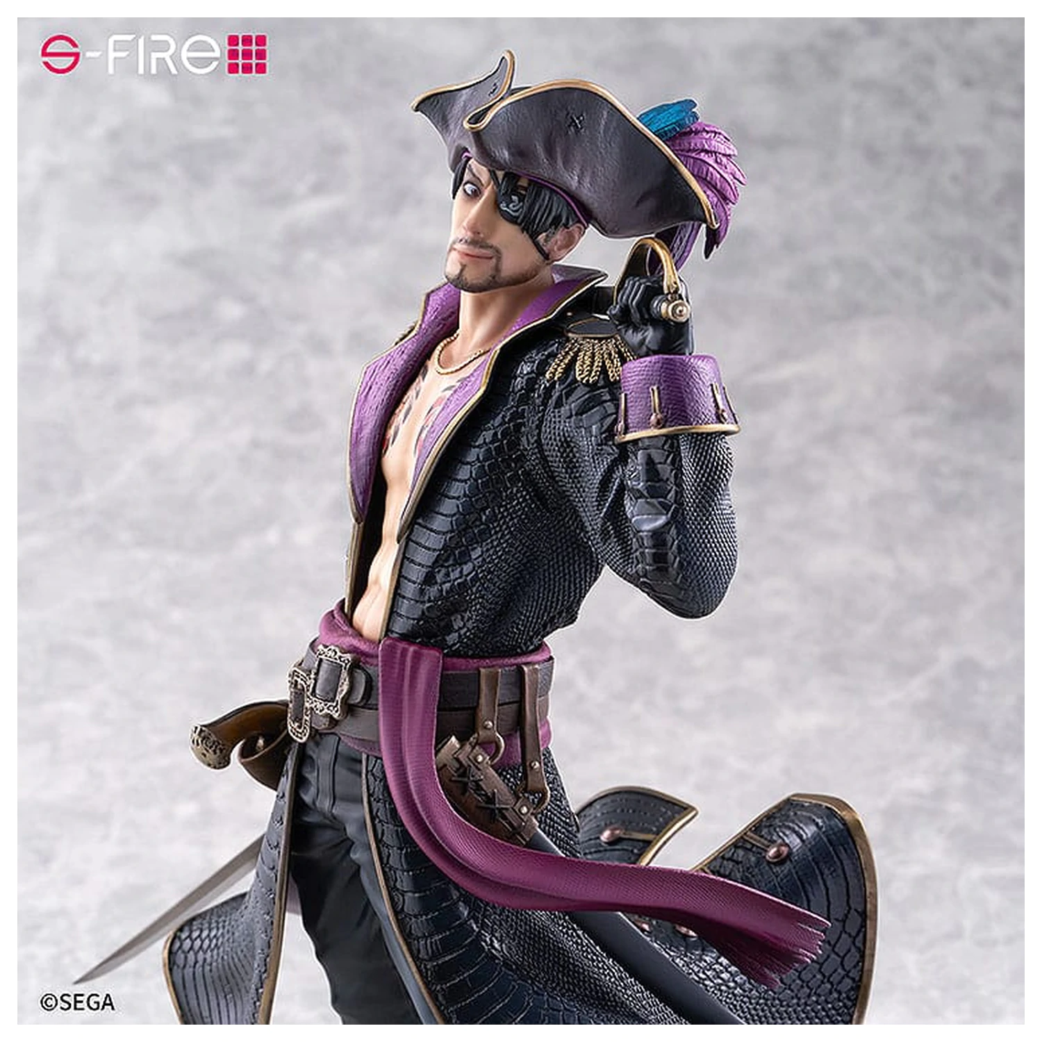Like a Dragon: Pirate Yakuza in Hawaii S-Fire PVC Statue 1/7 Captain Majima (Goro Majima) 26 cm Produktfoto