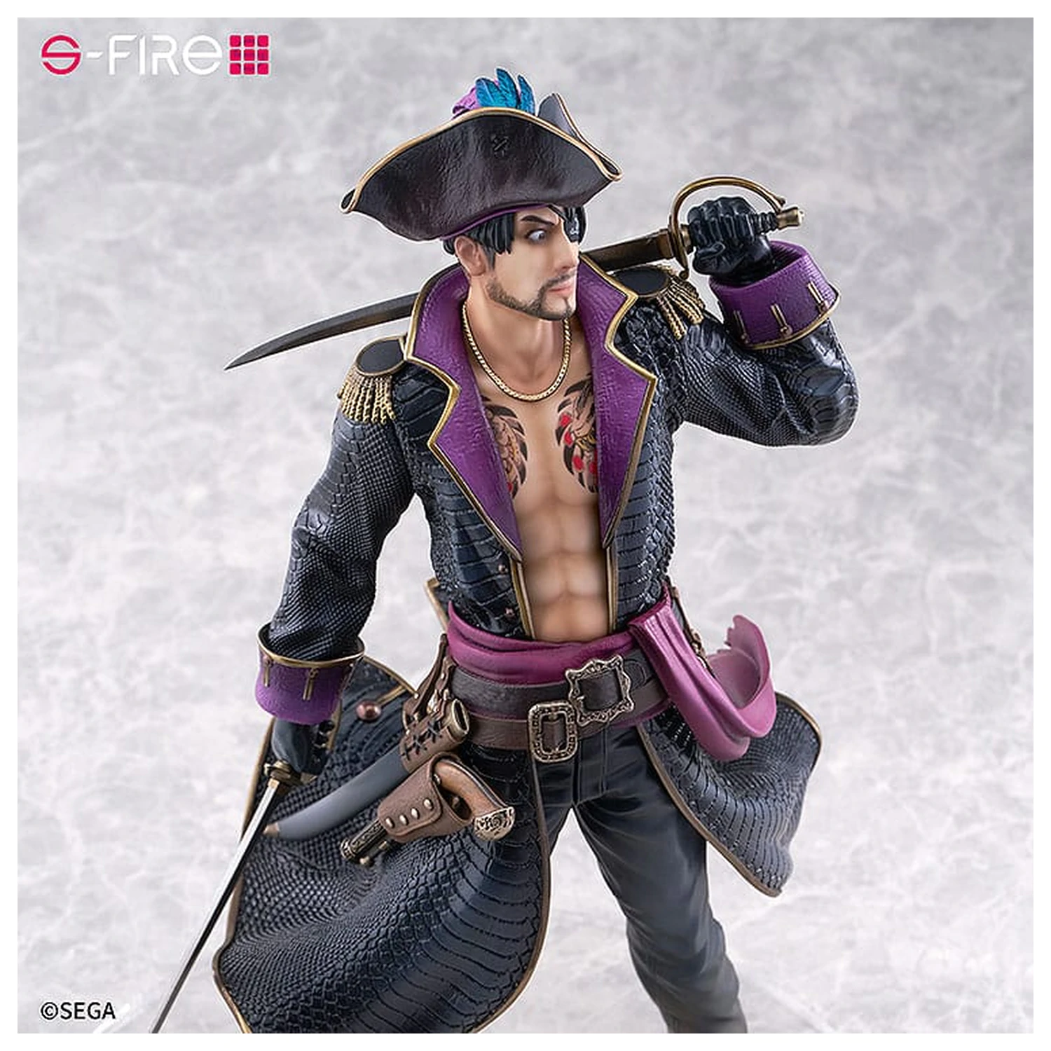 Like a Dragon: Pirate Yakuza in Hawaii S-Fire PVC Statue 1/7 Captain Majima (Goro Majima) 26 cm Produktfoto