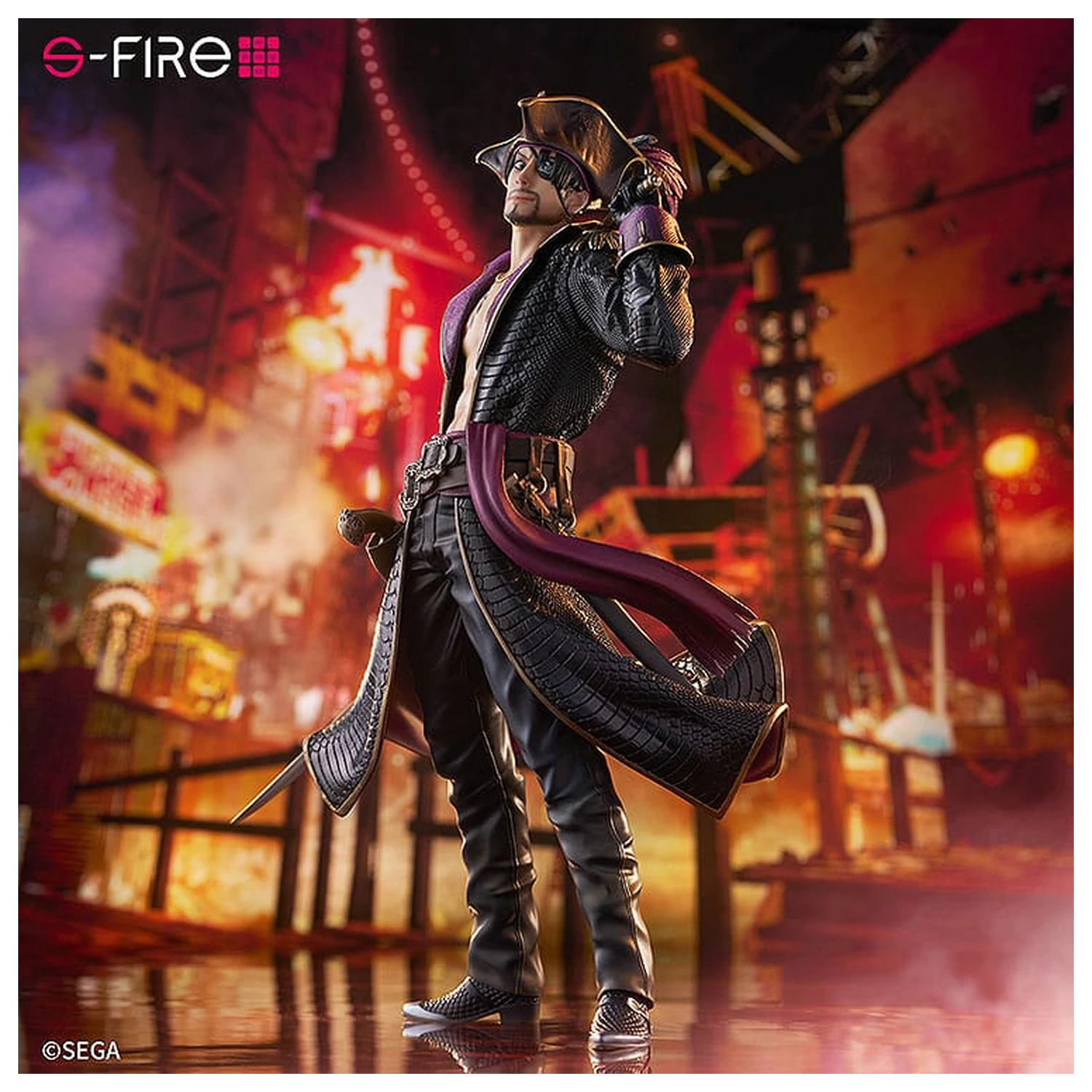 Like a Dragon: Pirate Yakuza in Hawaii S-Fire PVC Statue 1/7 Captain Majima (Goro Majima) 26 cm Produktfoto