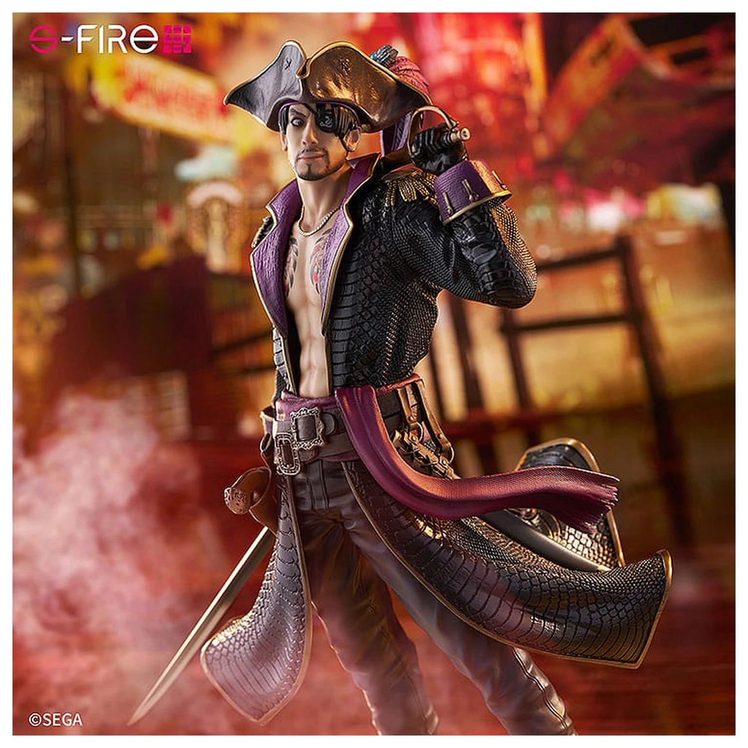 Like a Dragon: Pirate Yakuza in Hawaii S-Fire PVC Statue 1/7 Captain Majima (Goro Majima) 26 cm Produktfoto