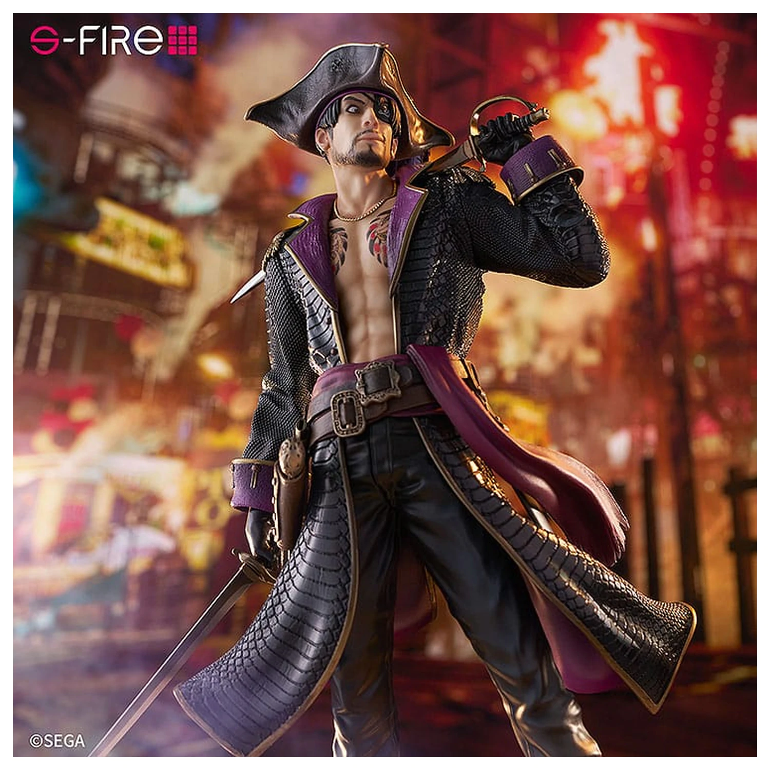 Like a Dragon: Pirate Yakuza in Hawaii S-Fire PVC Statue 1/7 Captain Majima (Goro Majima) 26 cm Produktfoto
