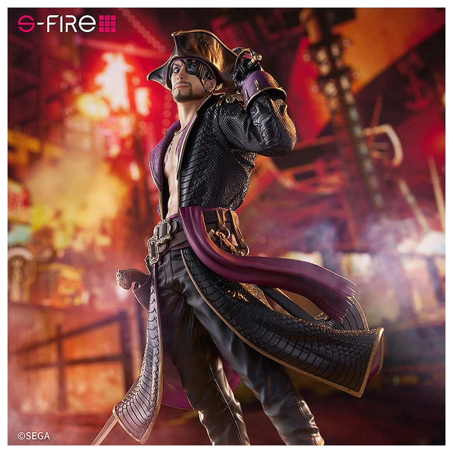 Like a Dragon: Pirate Yakuza in Hawaii S-Fire PVC Statue 1/7 Captain Majima (Goro Majima) 26 cm Produktfoto