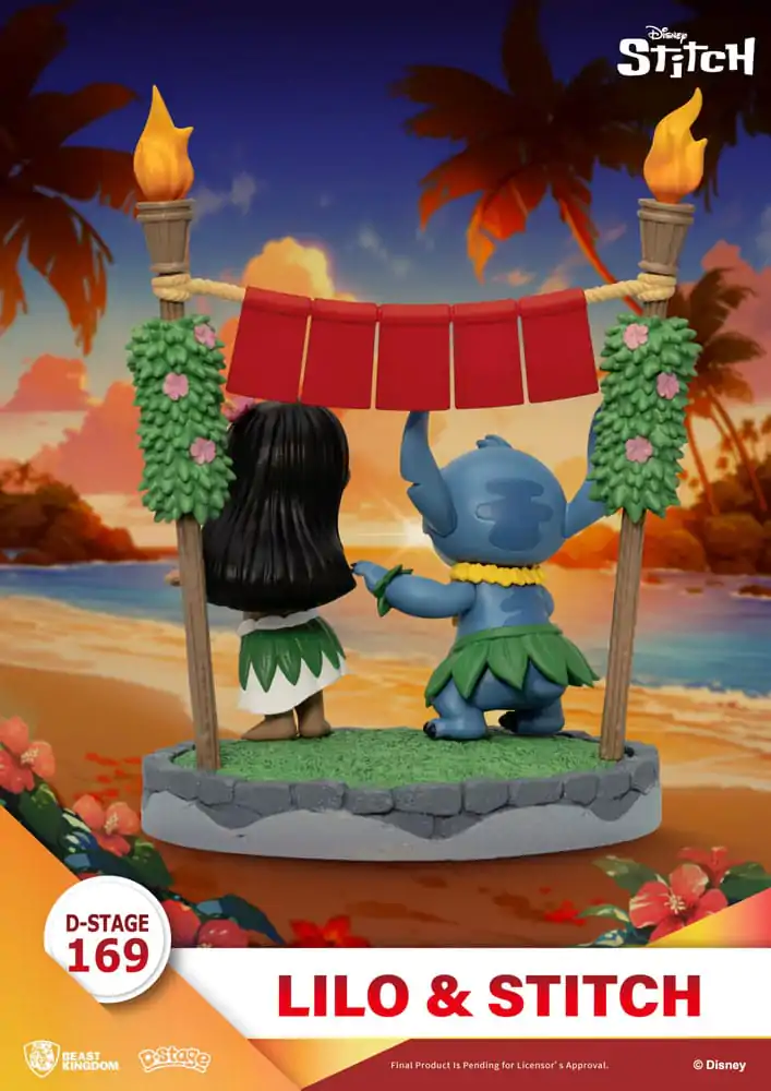 Lilo &amp; Stitch D-Stage PVC Diorama Lilo &amp; Stitch 16 cm Produktfoto