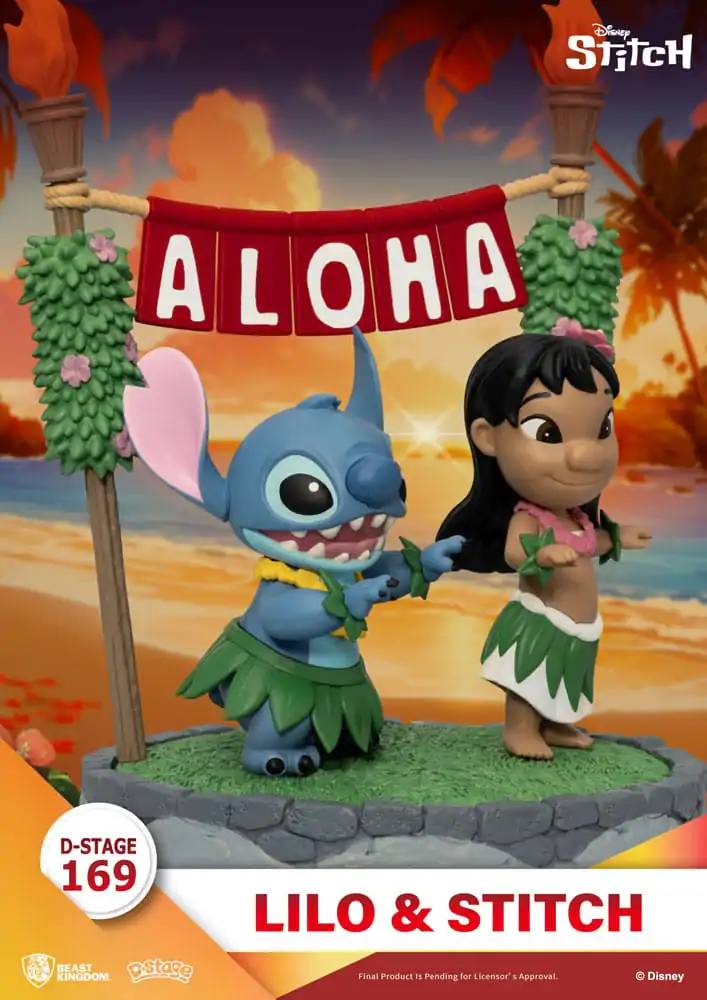 Lilo &amp; Stitch D-Stage PVC Diorama Lilo &amp; Stitch 16 cm Produktfoto