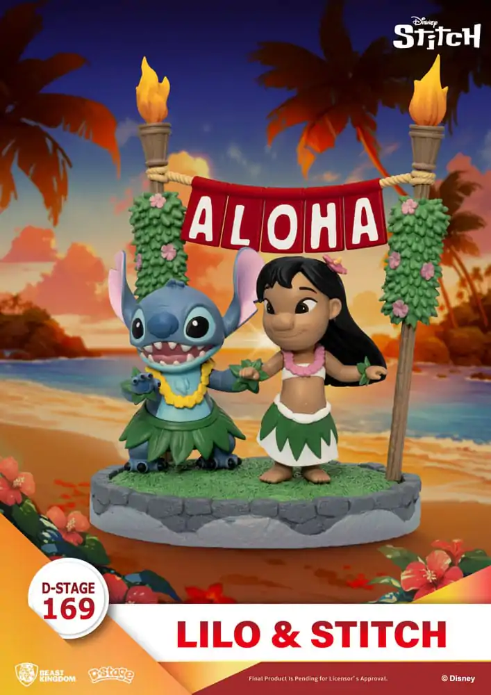 Lilo &amp; Stitch D-Stage PVC Diorama Lilo &amp; Stitch 16 cm Produktfoto