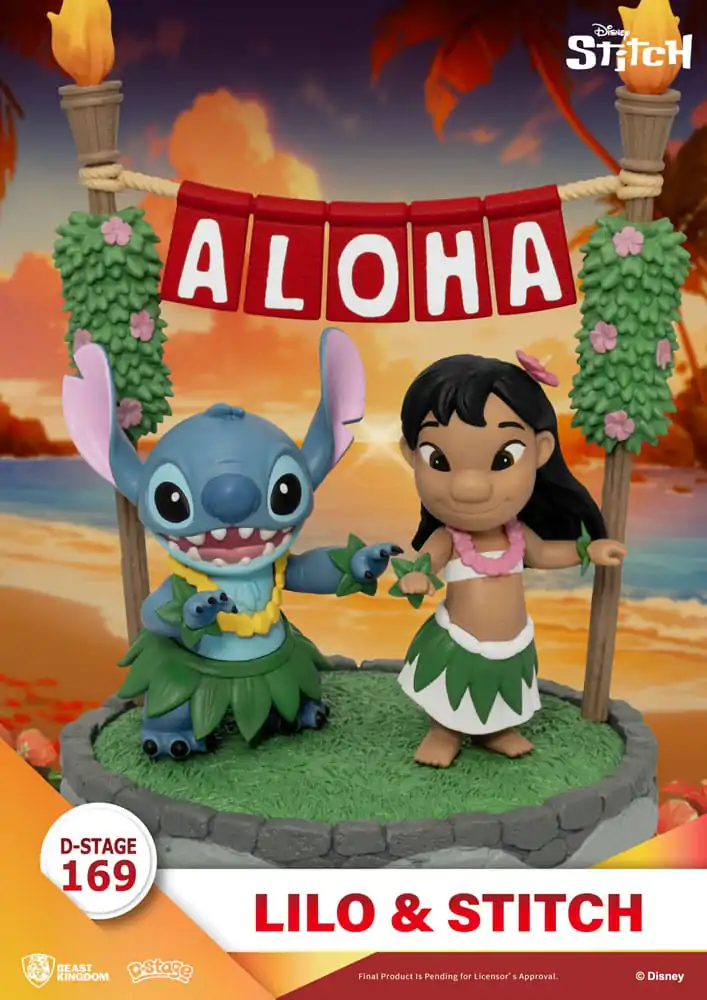 Lilo &amp; Stitch D-Stage PVC Diorama Lilo &amp; Stitch 16 cm Produktfoto