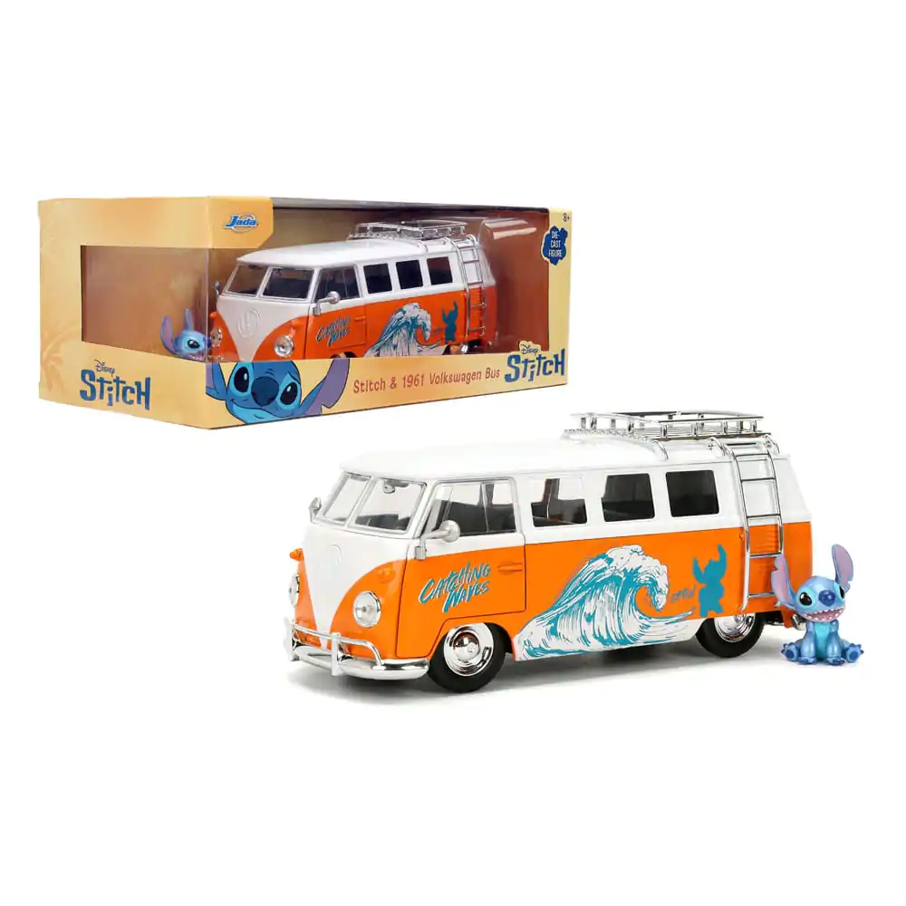 Lilo & Stitch Diecast Modell 1/24 1961 VW Bus Stitch Produktfoto
