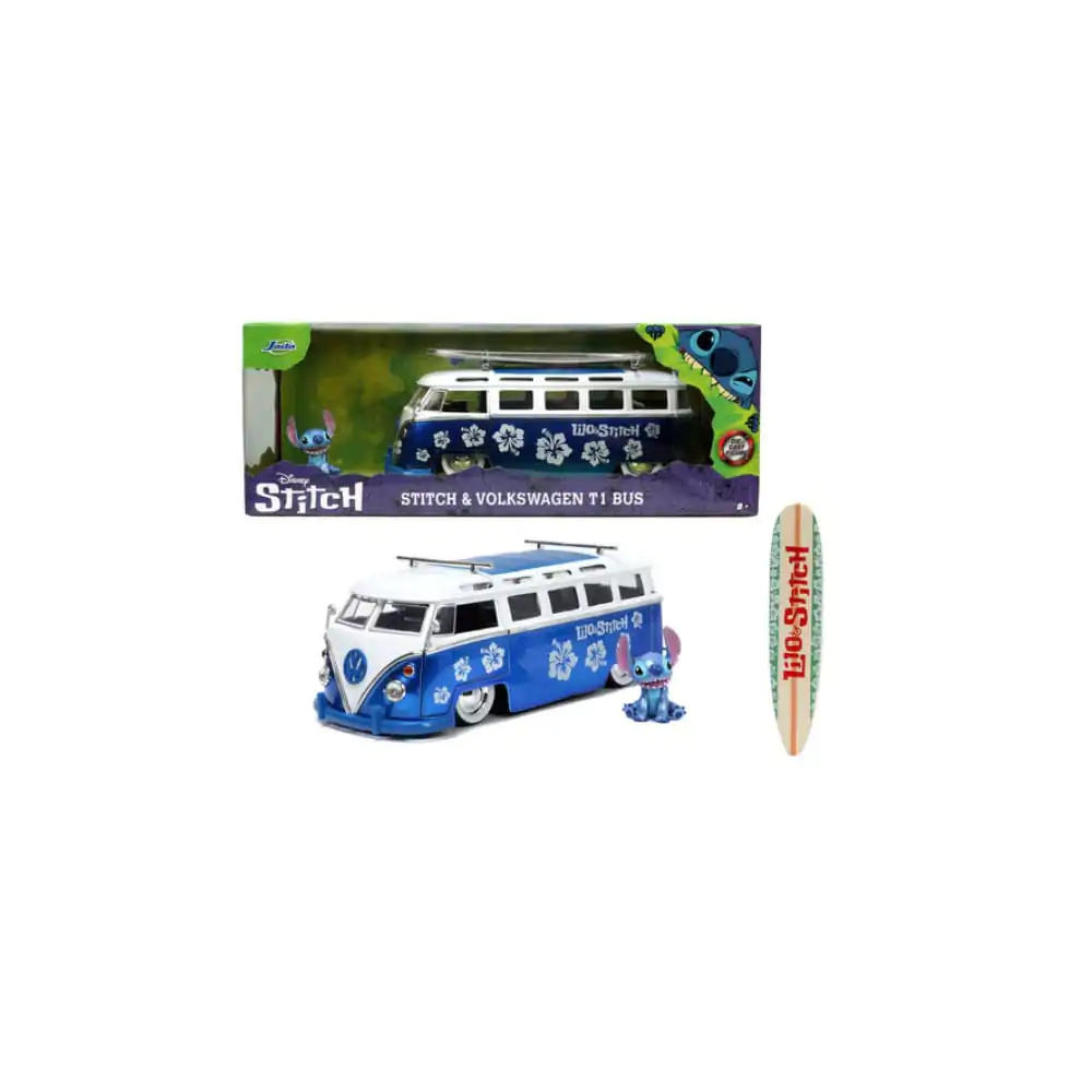 Lilo &amp; Stitch Diecast Modell 1/24 Stitch with Van Produktfoto
