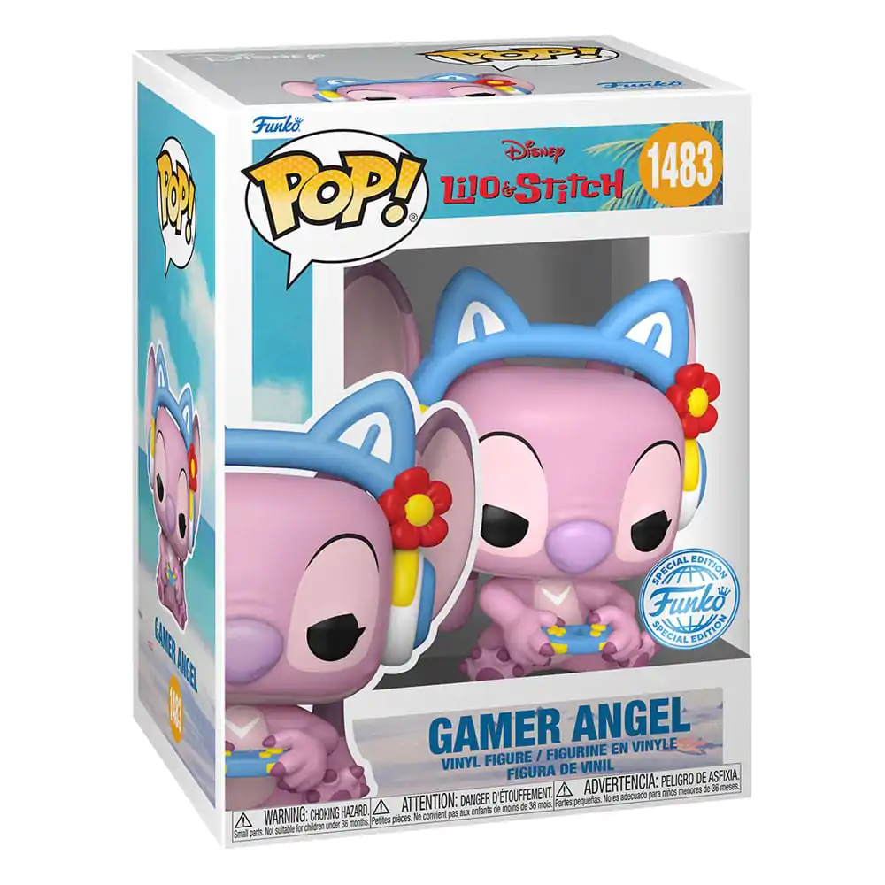 Lilo & Stitch Funko POP! Disney Vinyl Figure Gamer Angel Exclusive 9 cm Figur Produktfoto
