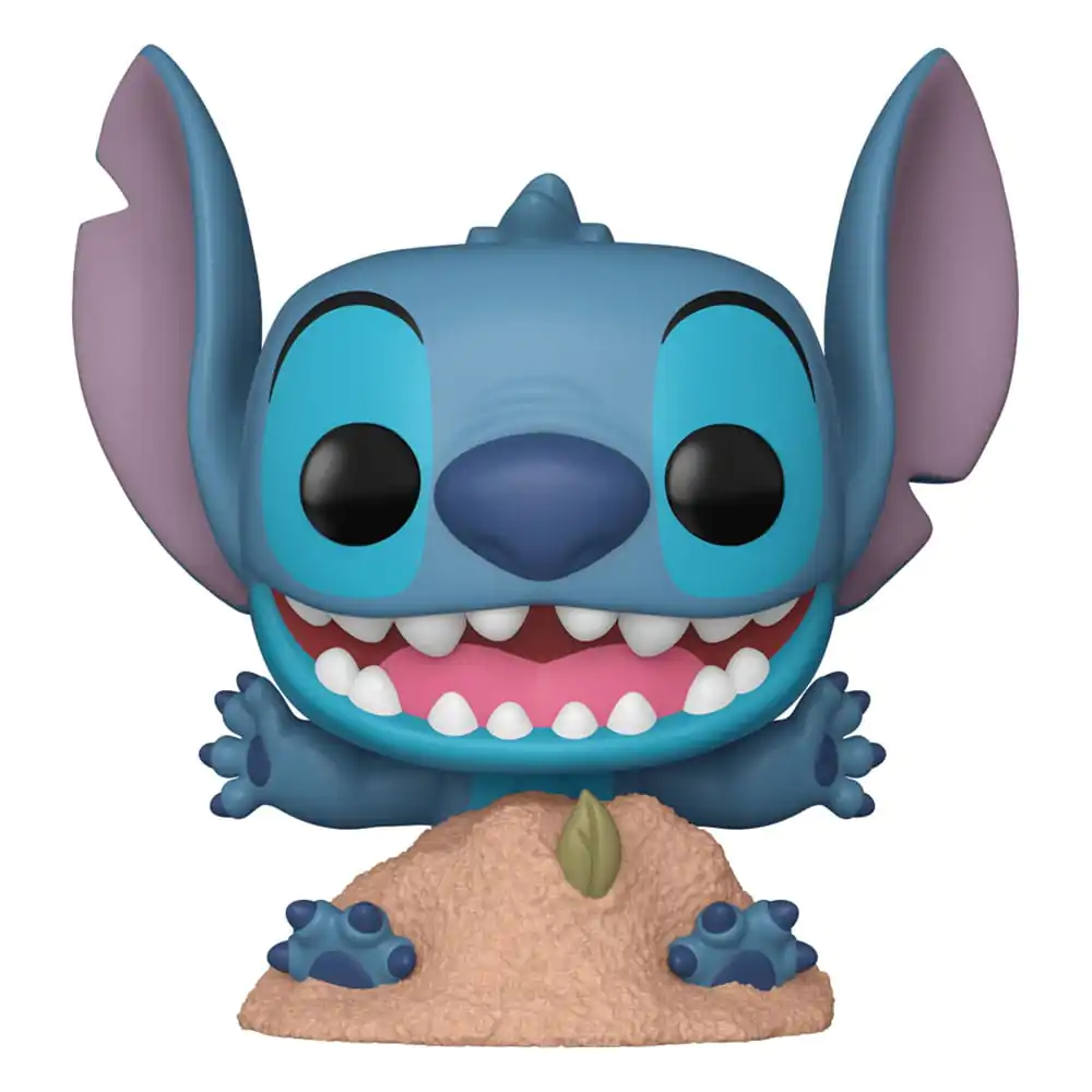 Lilo & Stitch Funko POP! Vinyl Figur Stitch im Sand 9 cm Produktfoto