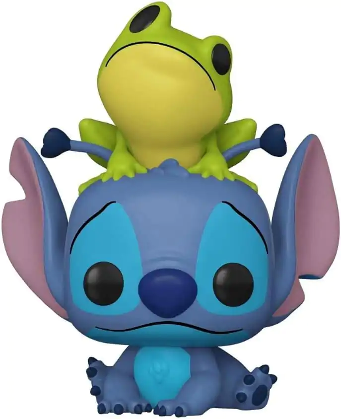 Lilo & Stitch Funko POP! Vinyl Figur Stitch w/Frog 9 cm Produktfoto