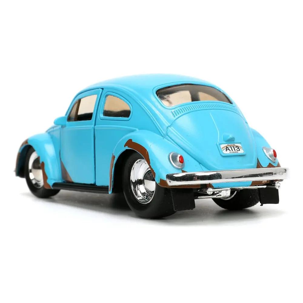 Lilo &amp; Stitch Hollywood Rides Diecast Modell 1/32 Blue Volkswagen Beetle mit Figur Produktfoto