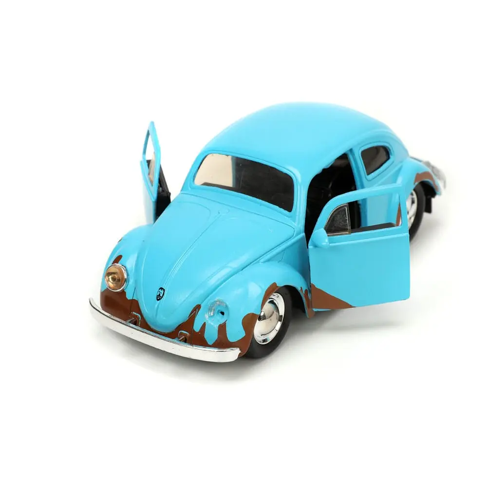 Lilo &amp; Stitch Hollywood Rides Diecast Modell 1/32 Blue Volkswagen Beetle mit Figur Produktfoto
