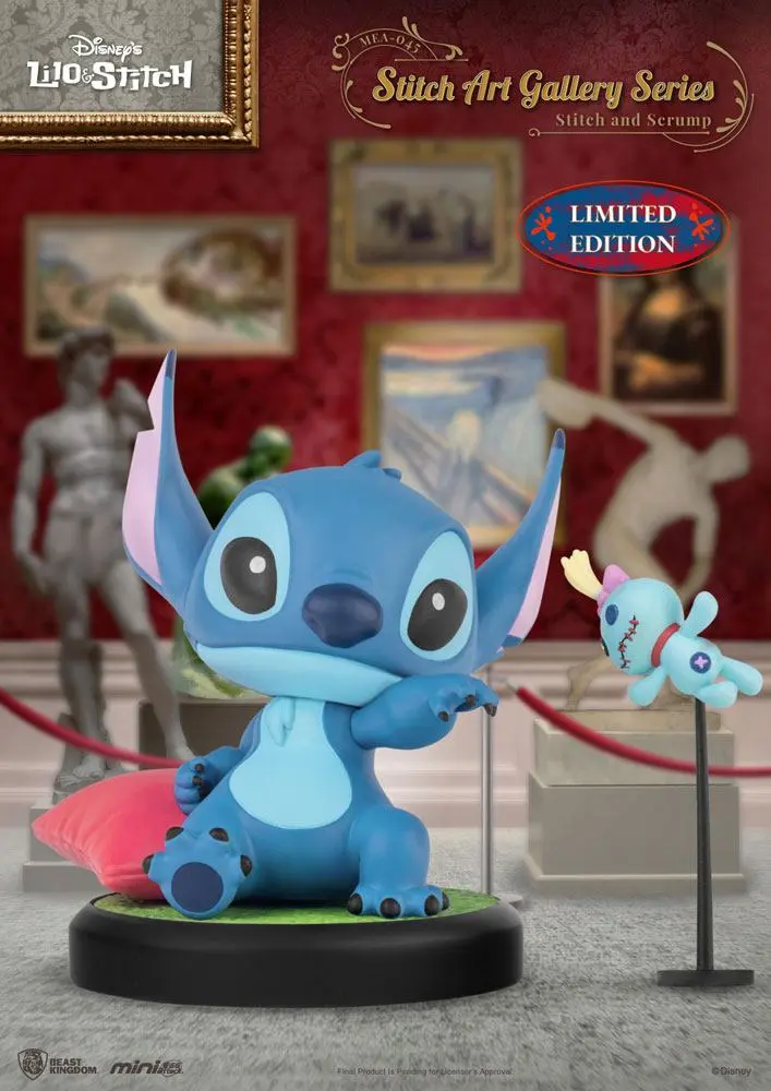 Lilo & Stitch Mini Egg Attack Figur Stitch Art Gallery Serie Stitch und Scrum 8 cm Produktfoto