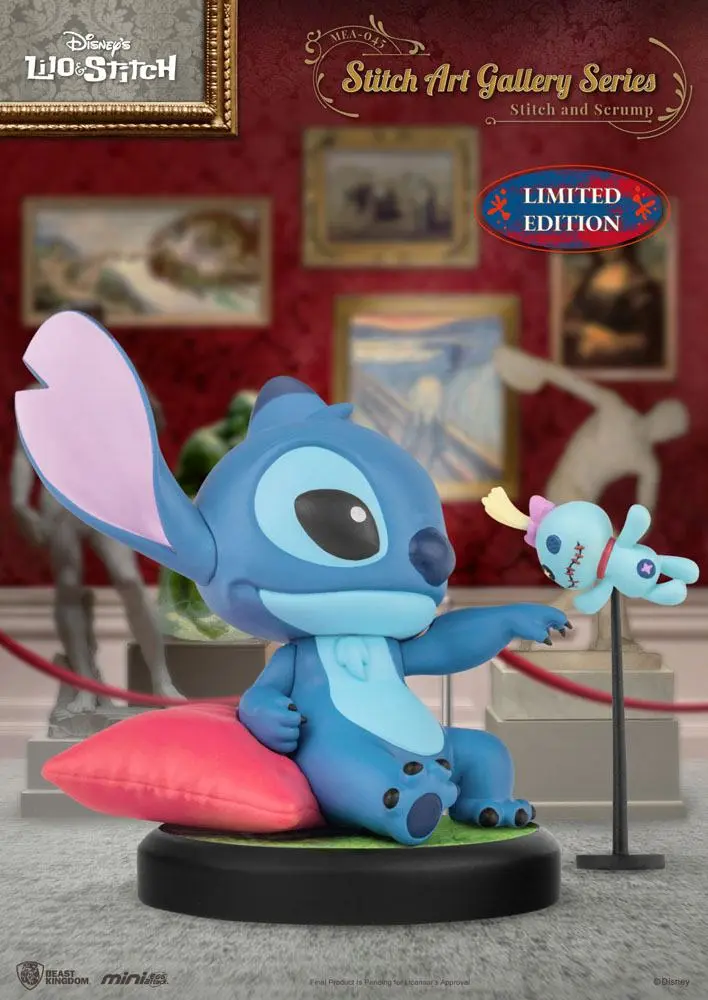 Lilo & Stitch Mini Egg Attack Figur Stitch Art Gallery Serie Stitch und Scrum 8 cm Produktfoto