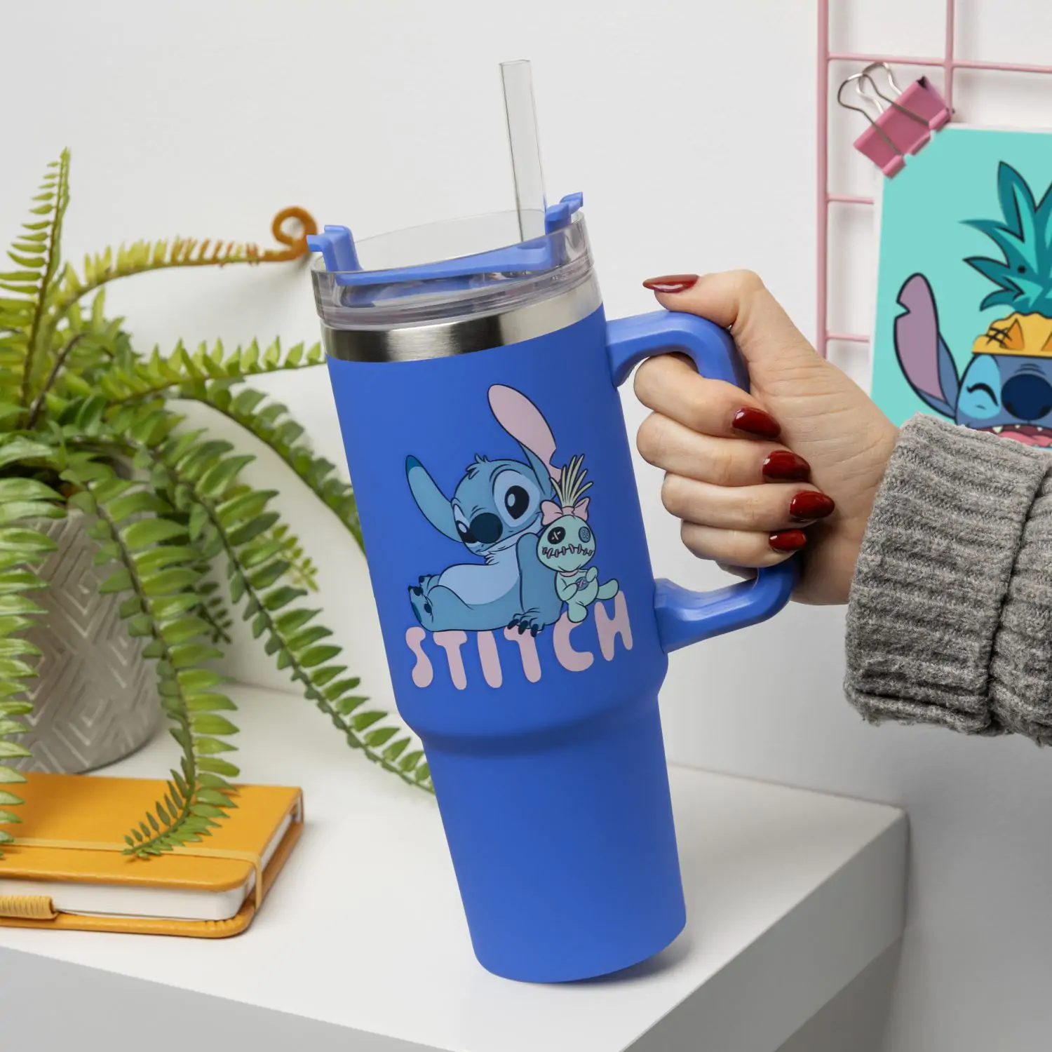 Lilo & Stitch Multiway Reisebecher Stitch Blau Produktfoto