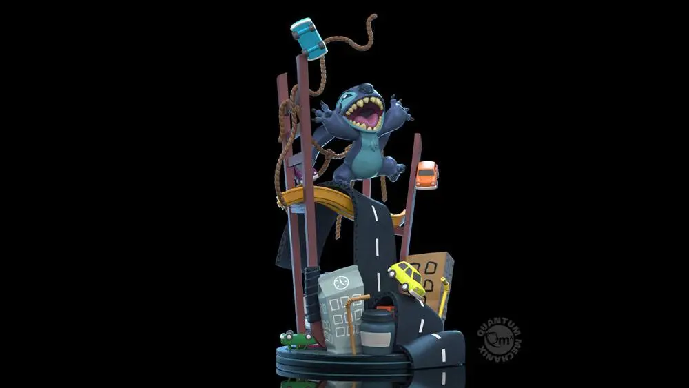 Lilo & Stitch Q-Fig Max Elite Figur Stitch x San Francisco 13 cm Produktfoto