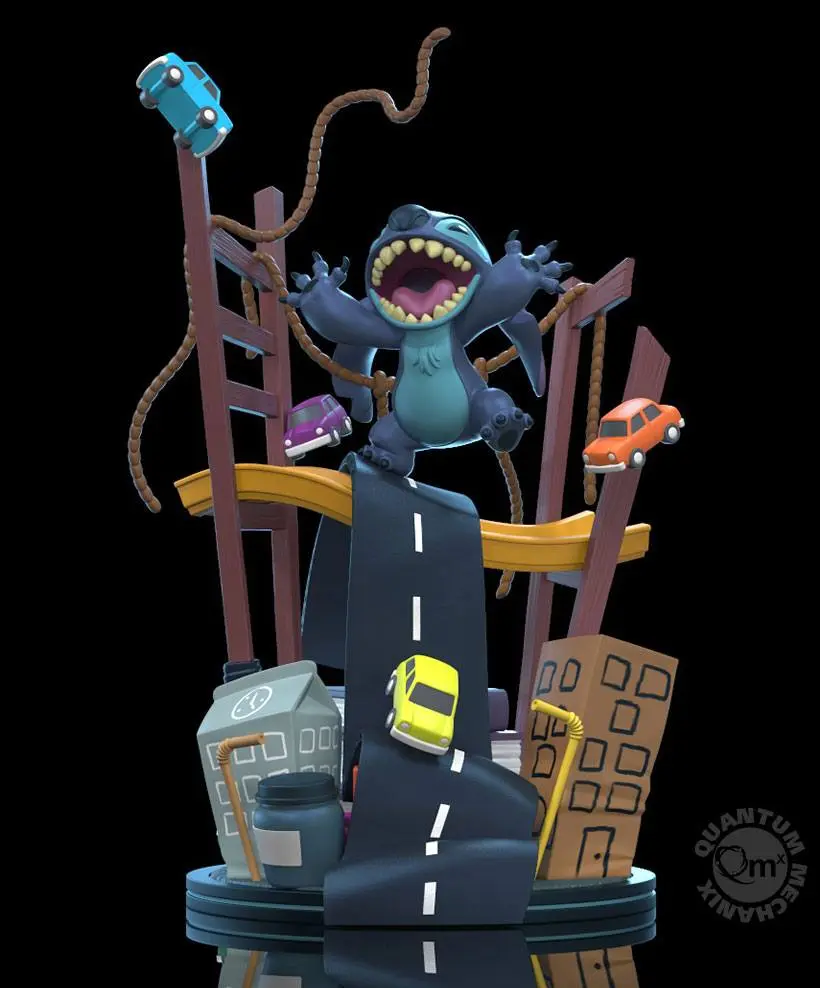 Lilo & Stitch Q-Fig Max Elite Figur Stitch x San Francisco 13 cm Produktfoto