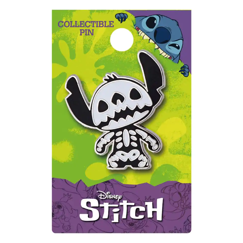 Lilo &amp; Stitch Ansteck-Pin Skeleton Stitch Produktfoto