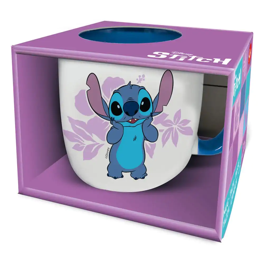 Lilo & Stitch Tasse Stitch pink Flowers 385 ml Produktfoto