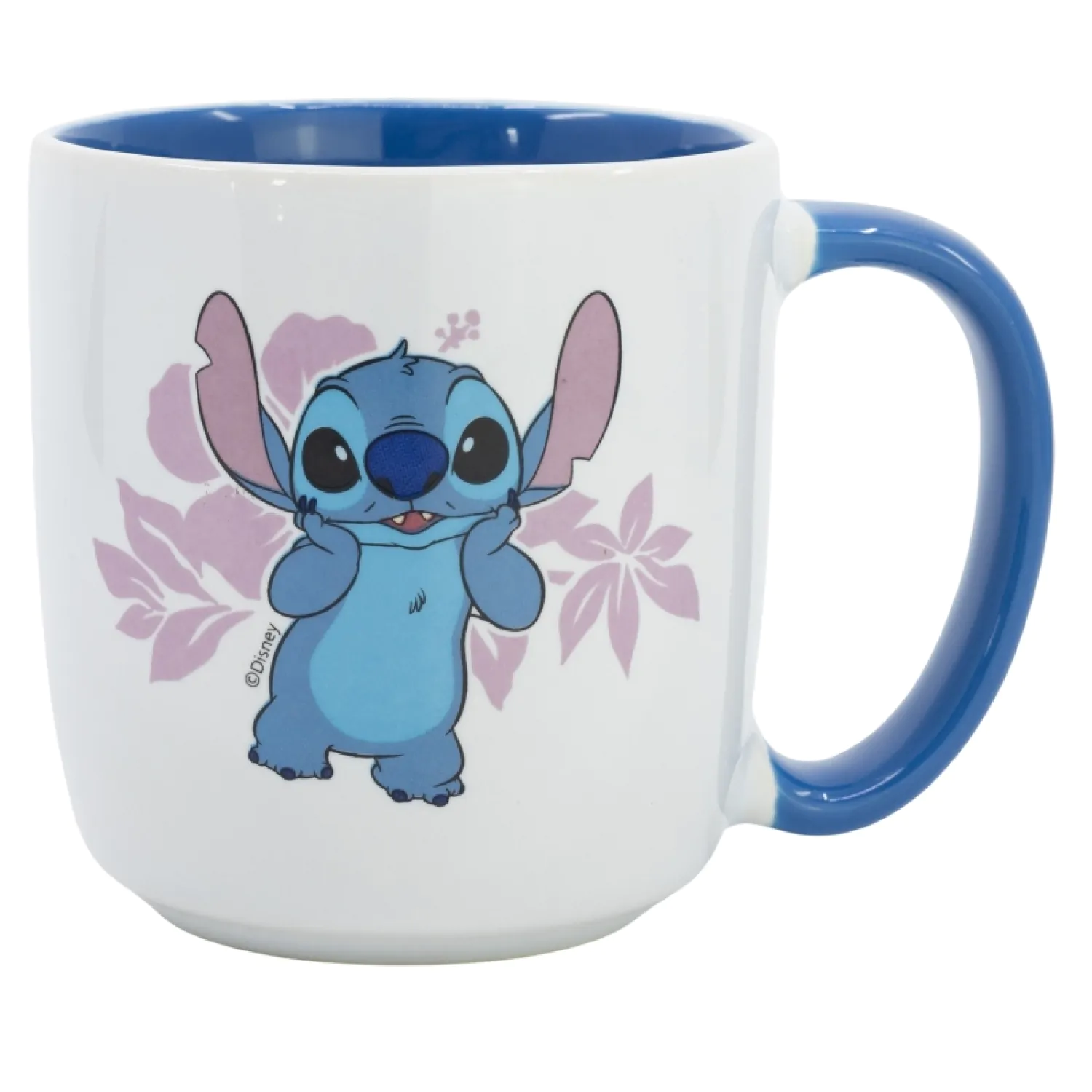 Lilo & Stitch Tasse Stitch pink Flowers 385 ml Produktfoto
