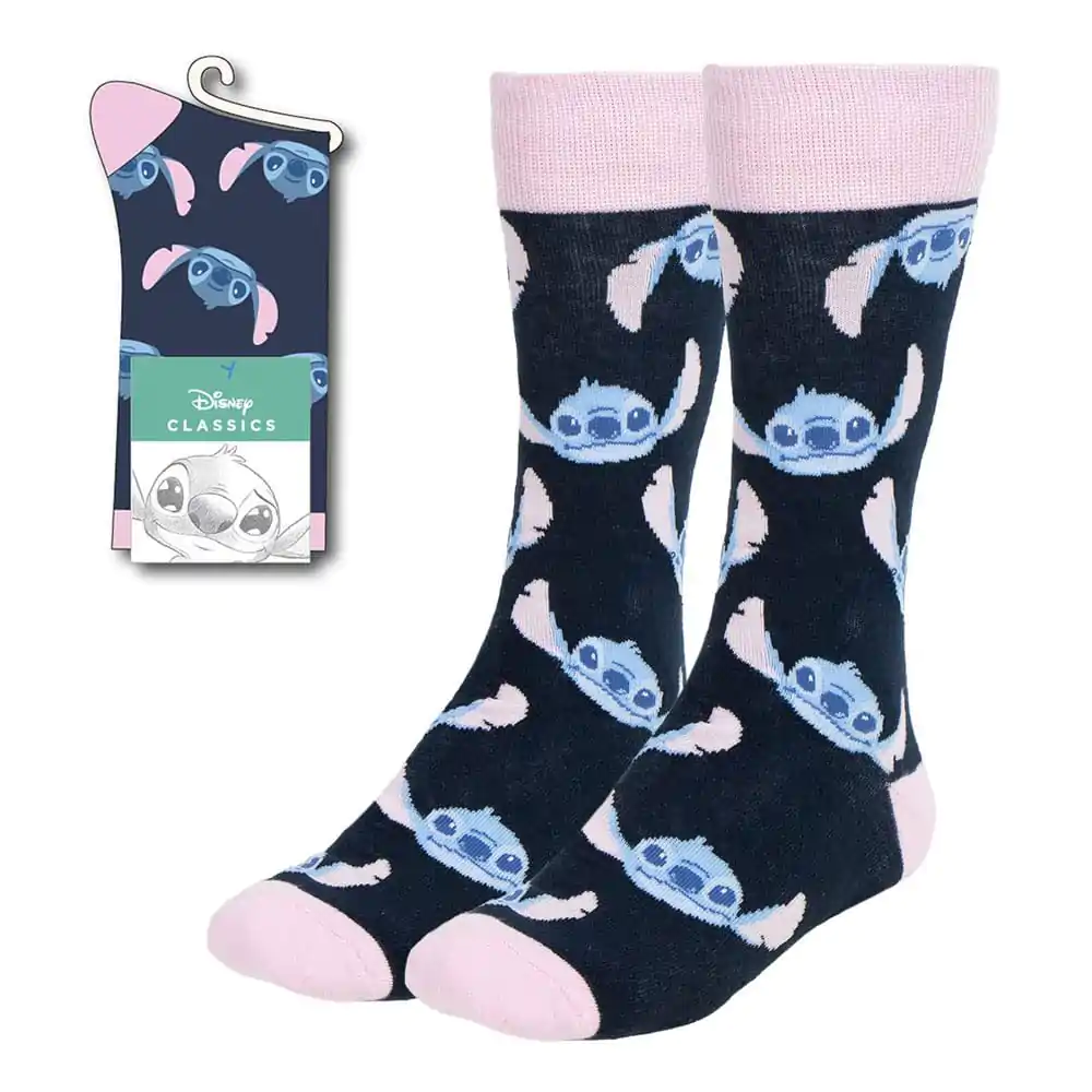 Lilo & Stitch Socken Stitch´s Face Rosa 36-43 Produktfoto