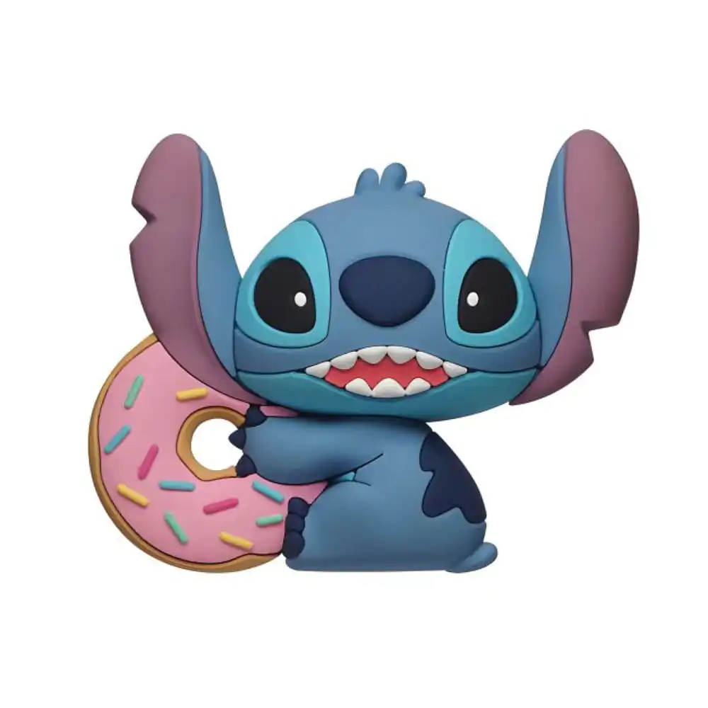Lilo &amp; Stitch Relief-Magnet Stitch with Donut Produktfoto