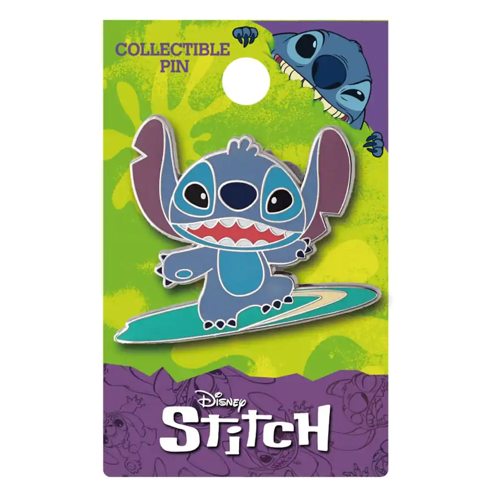 Lilo &amp; Stitch Ansteck-Pin Surfing Stitch Produktfoto