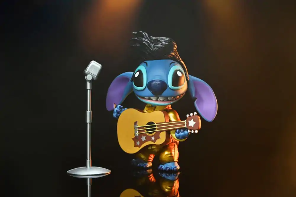 Lilo & Stitch Action Figur Ultimativer Gold Anzug Elvis Stitch 7 cm Produktfoto