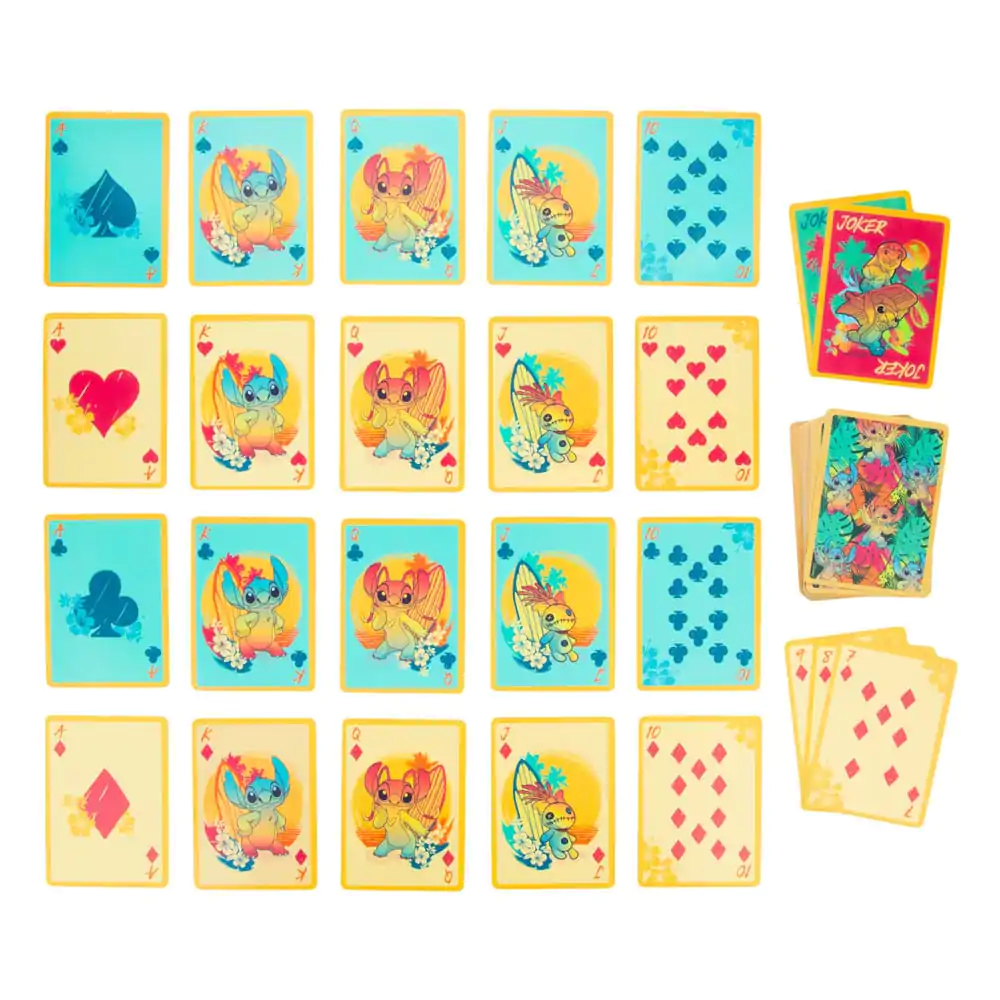 Lilo & Stitch Spielkarten Waterproof Produktfoto