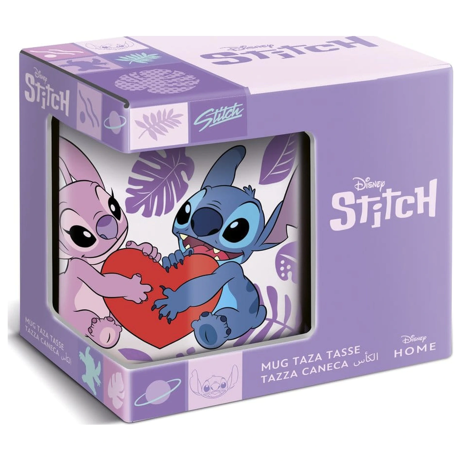 Lilo & Stitch Tasse Angel & Stitch Herz 325 ml Produktfoto